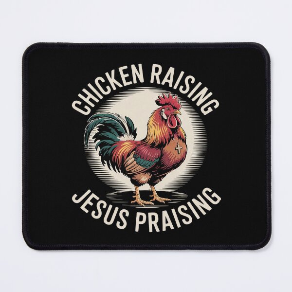 Item preview, Chicken Raising and Jesus Praising Farm Christian Faith Girl  designed and sold by AquaKiev.