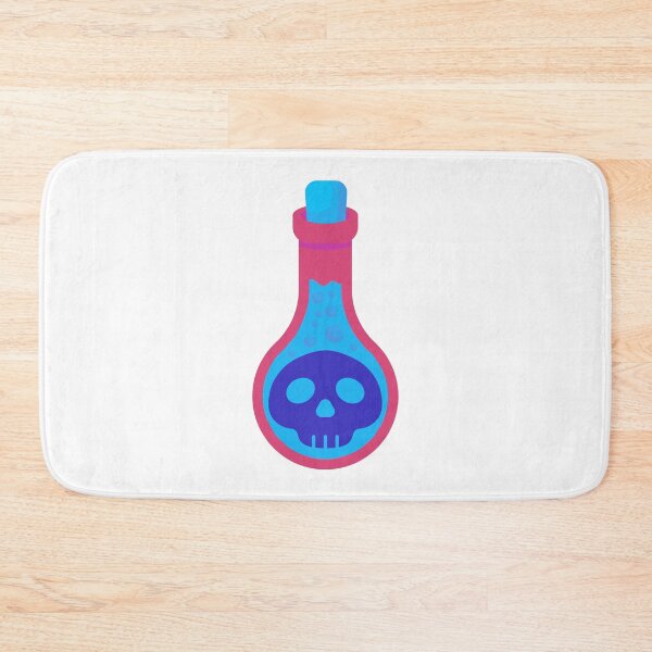 Item preview, Poison Potion Skull Bottle – Toxic Fantasy Alchemy Icon designed and sold by Horrify.