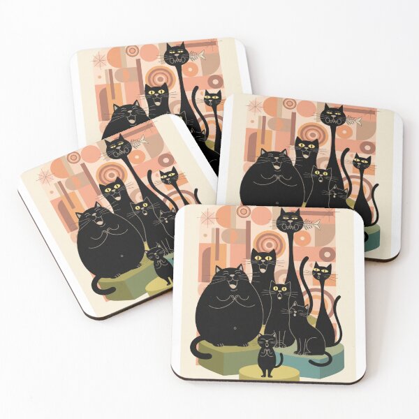 Item preview, Retro  Atomic Cat Show Choir designed and sold by SawaOne.