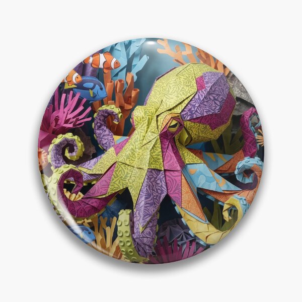 Item preview, Origami Octopus in Origami Coral Garden designed and sold by Tridentulus.