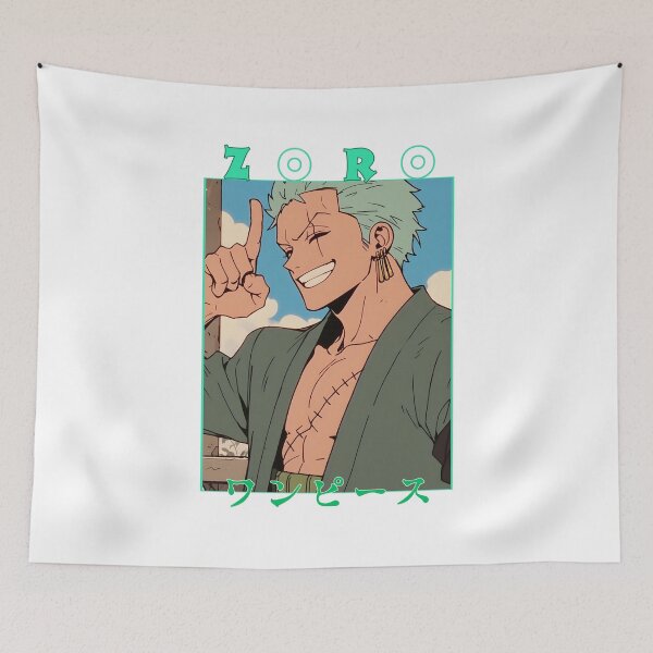 Item preview, Three Sword Samurai Warrior – Anime Style Swordsman Art designed and sold by lamiarte.
