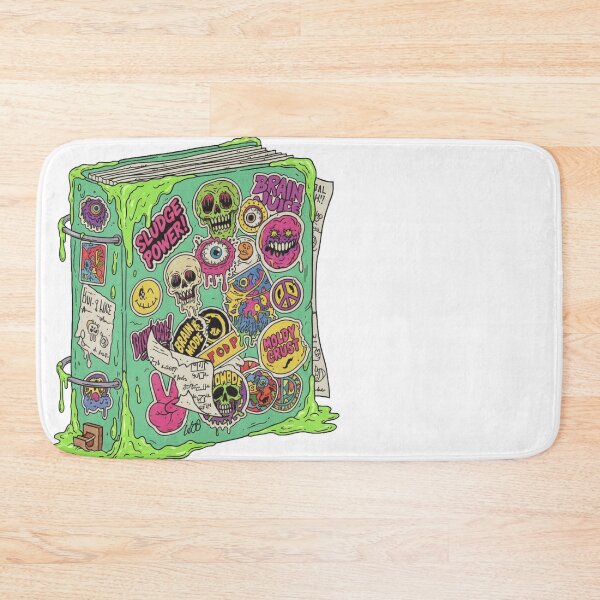 Item preview, Chaos in the Pages: Sticker-Bombed Binder Illustration designed and sold by unthinkabletees.