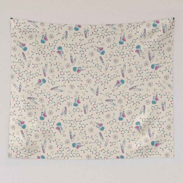 Item preview, Chemistry of Love - Teal/Pink designed and sold by Becca Alessi.