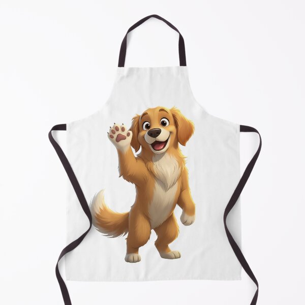 Item preview, Friendly Dog Waving Hello designed and sold by The Creature Concept.