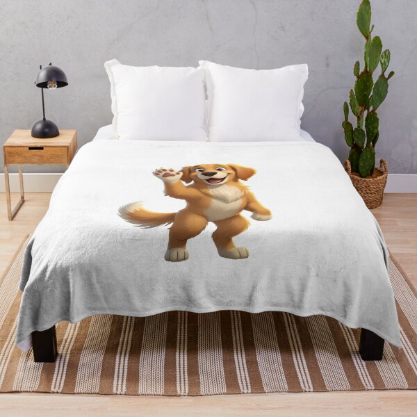 Item preview, Friendly Dog Waving Hello designed and sold by The Creature Concept.