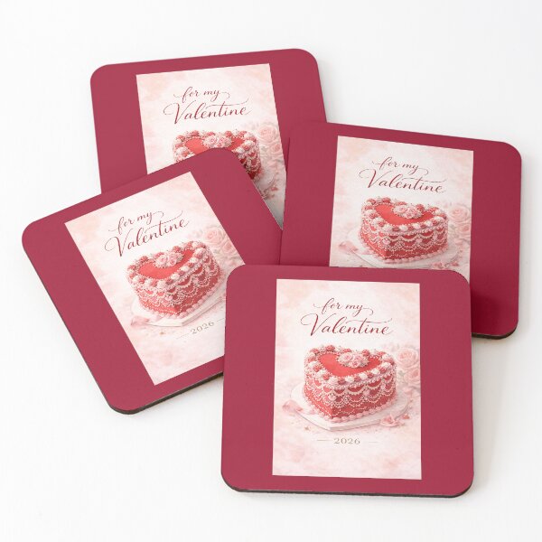 Item preview, For My Valentine — Victorian Heart Cake · 2026 designed and sold by Novel Works Studio.