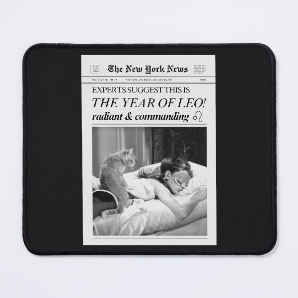 Item preview, Leo Zodiac Sign Newspaper designed and sold by SaltedBeachPaperie.