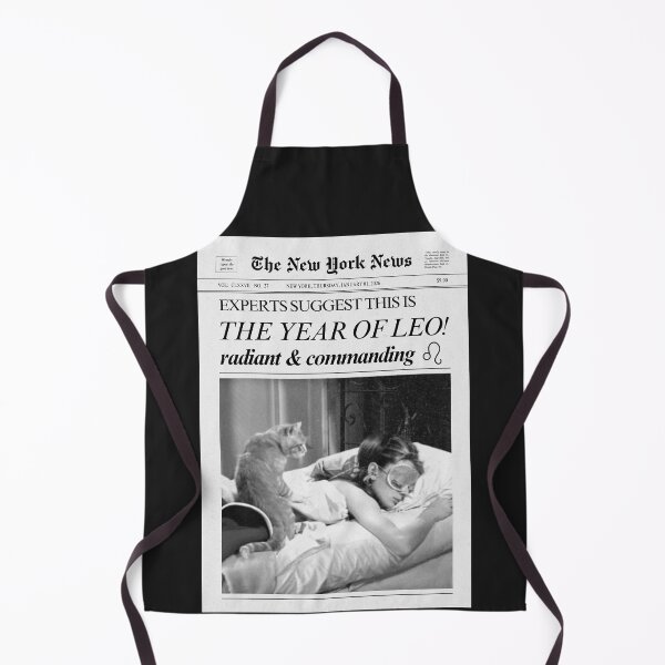 Item preview, Leo Zodiac Sign Newspaper designed and sold by SaltedBeachPaperie.
