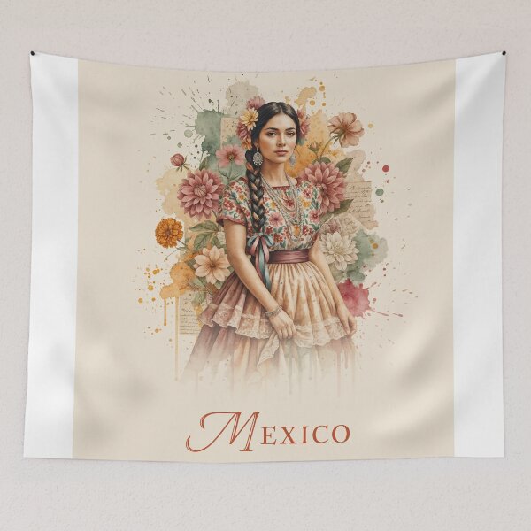 Item preview, México en Flor: Tradition and Living Beauty designed and sold by ForeverPrintsOK.
