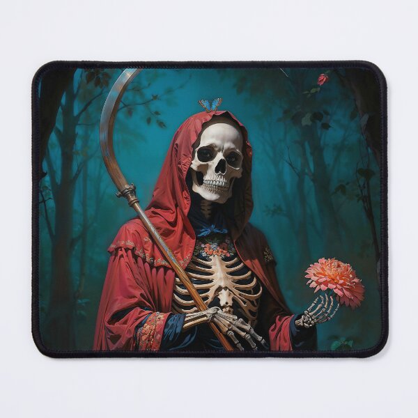 Item preview, Red Dress Santa Muerte designed and sold by AliceWhiteDF.