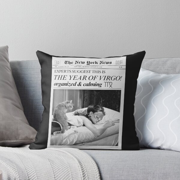 Item preview, Virgo Zodiac Sign Newspaper designed and sold by SaltedBeachPaperie.