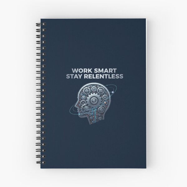Item preview, Work Smart Stay Relentless – Productivity & Mindset Gear T-shirt designed and sold by Iunova.