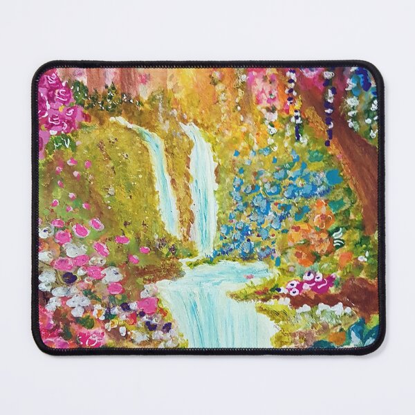 Item preview, Magical Waterfall in a Fairy Forest designed and sold by ZiehrArt.