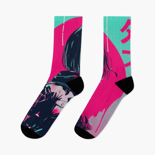 Item preview, Neon Vaporwave Mikasa Chad Energy  designed and sold by AnimeArsenalPrints.