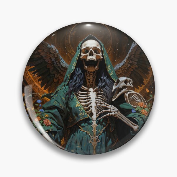 Item preview, La Dama Poderosa Santa Muerte designed and sold by AliceWhiteDF.