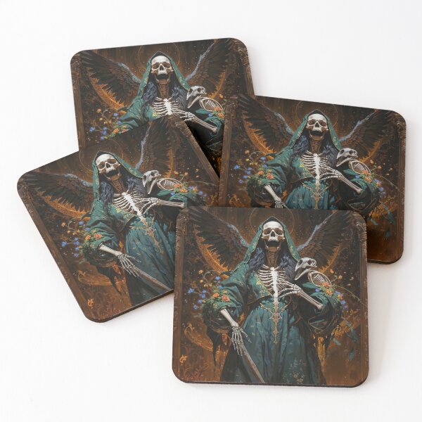 Item preview, La Dama Poderosa Santa Muerte designed and sold by AliceWhiteDF.