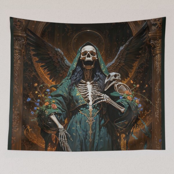 Item preview, La Dama Poderosa Santa Muerte designed and sold by AliceWhiteDF.
