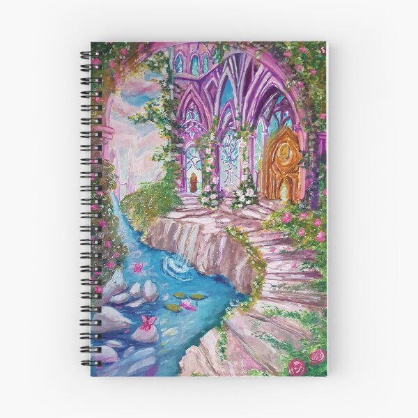 Item preview, Crystal Castle Above the Clouds designed and sold by ZiehrArt.