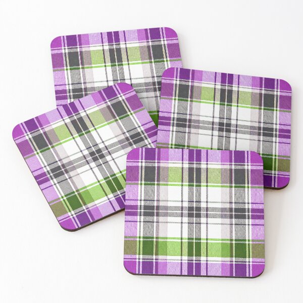 Item preview, PRIDE / TRIBE TARTAN - ✨GENDERQUEER PRIDE TARTAN✨ designed and sold by WheelieGdArt.