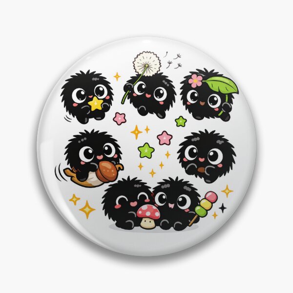 Item preview, Cute Soot Spirits stickers designed and sold by AMINEBDR00.