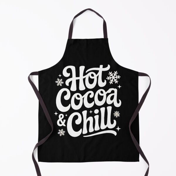 Item preview, Hot Cocoa and Chill - Cozy Winter Vibes - Cute Seasonal Quote designed and sold by Haji Kamora.