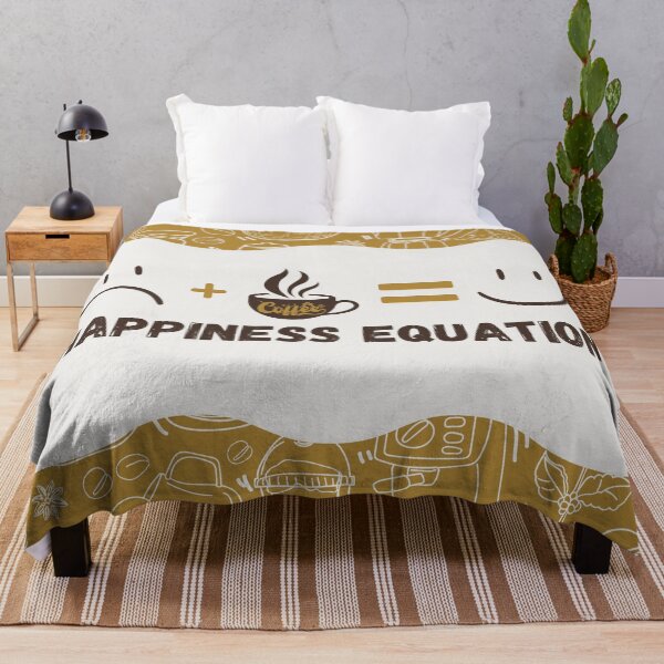Item preview, Coffee Happiness Equation Funny Motivation Coffee Lover Design designed and sold by DaVinciFeather.