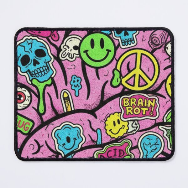 Item preview, Mind Over Mayhem: Sticker Bombed Brain Explosion designed and sold by unthinkabletees.