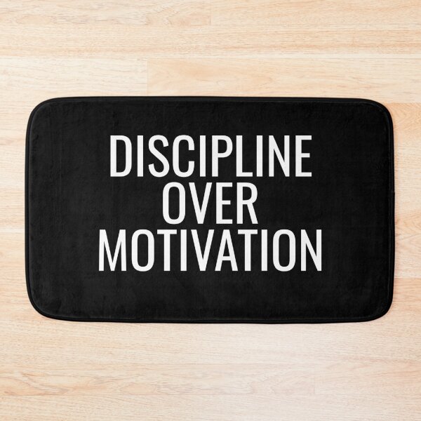 Item preview, DISCIPLINE OVER MOTIVATION designed and sold by NatureNinja.