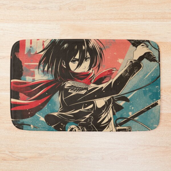 Item preview,  Mikasa Vintage Warned Poster  designed and sold by AnimeArsenalPrints.
