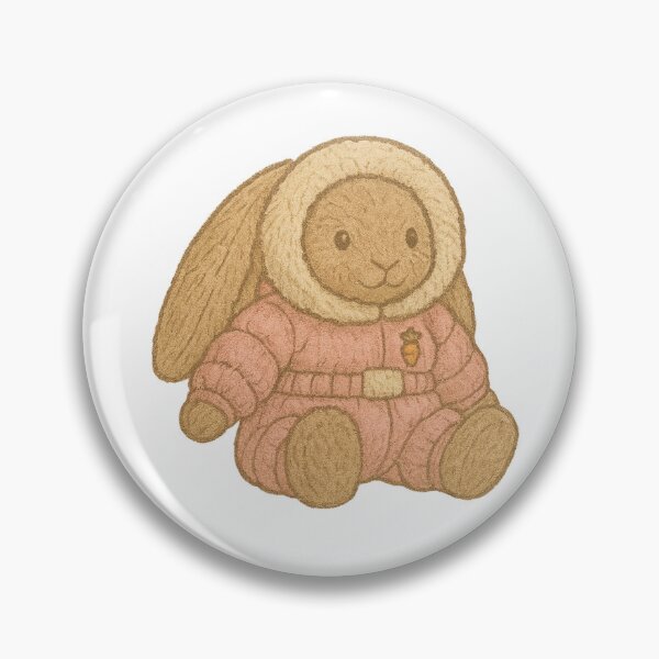 Item preview, Amuseable Bashful Bunny 'Snow Suit' designed and sold by DecalRush.