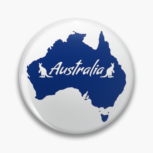Item preview,  Australia Map Kangaroo Silhouette Aussie Pride  designed and sold by Oniyasha.