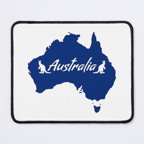 Item preview, Australia Map Kangaroo Silhouette Aussie Pride designed and sold by Oniyasha.