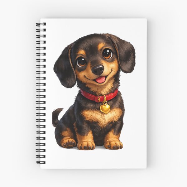 Item preview, Cute Dachshund Puppy Illustration – Adorable Sausage Dog Art designed and sold by Mats2208.