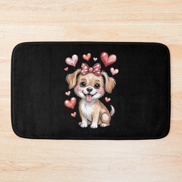 Item preview, Adorable Puppy with Heart Accents designed and sold by jkrphoto.