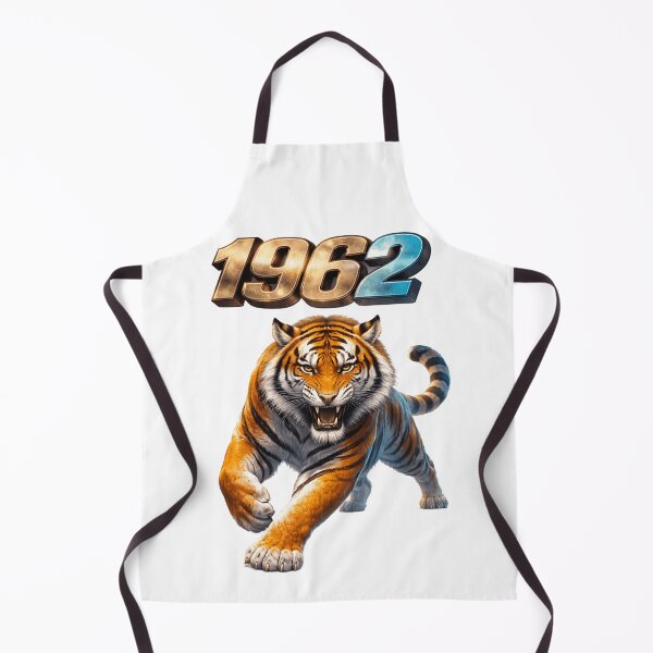 Item preview, 1962 Year of the Tiger Eastern Zodiac Strength Courage Power Design designed and sold by AlexLineArt.