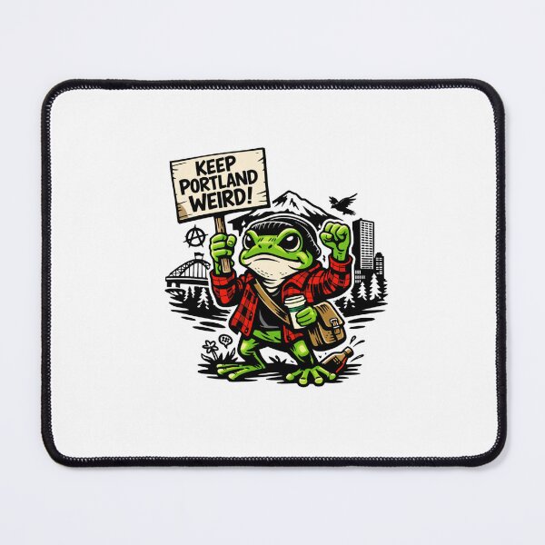 Item preview, Portland Frog Protest Tee designed and sold by AMINEBDR00.