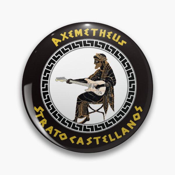 Item preview, ancient Greek guitar player logo designed and sold by VWscout2.