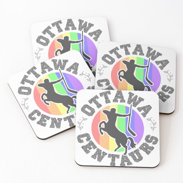 Item preview, Ottawa Centaurs Heated Rivalry Inspired Rainbow Logo designed and sold by outofbuck.