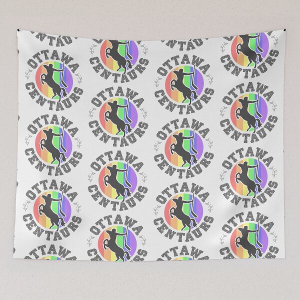 Item preview, Ottawa Centaurs Heated Rivalry Inspired Rainbow Logo designed and sold by outofbuck.