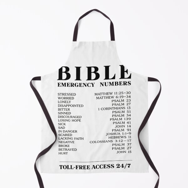 Item preview, Bible emergency numbers designed and sold by blaze_art.