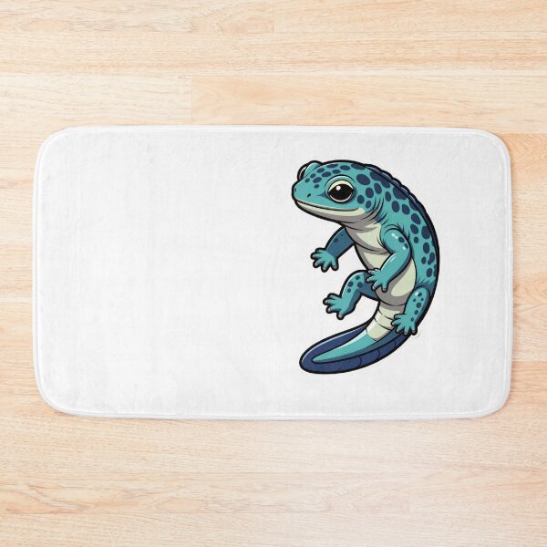 Item preview, Cute Teal Leopard Gecko - Vibrant Blue Spotted Reptile Art designed and sold by Combat Skies.