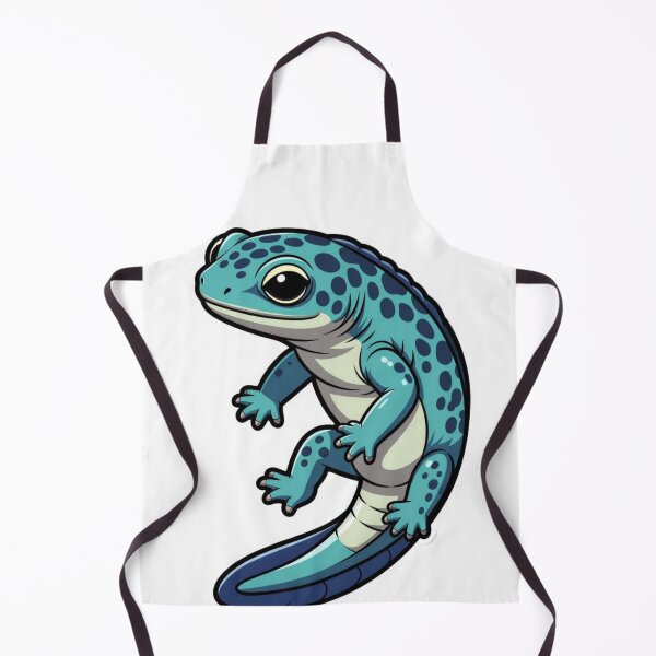 Item preview, Cute Teal Leopard Gecko - Vibrant Blue Spotted Reptile Art designed and sold by Combat Skies.