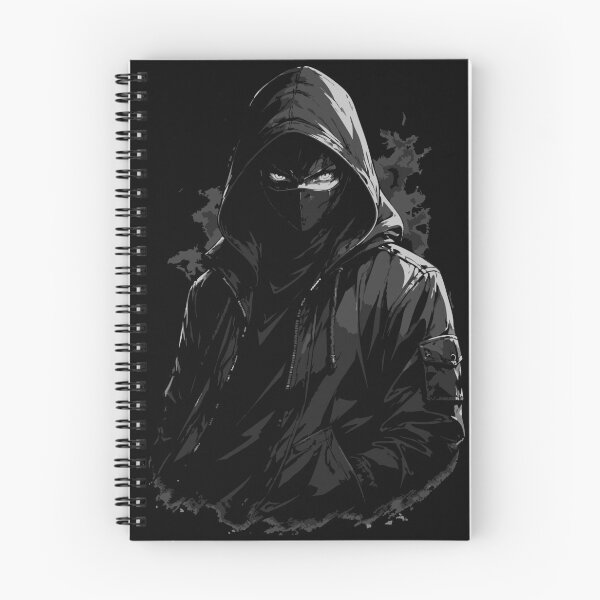 Item preview, Masked hooded figure – Anime Manga Street motif designed and sold by drizzd.