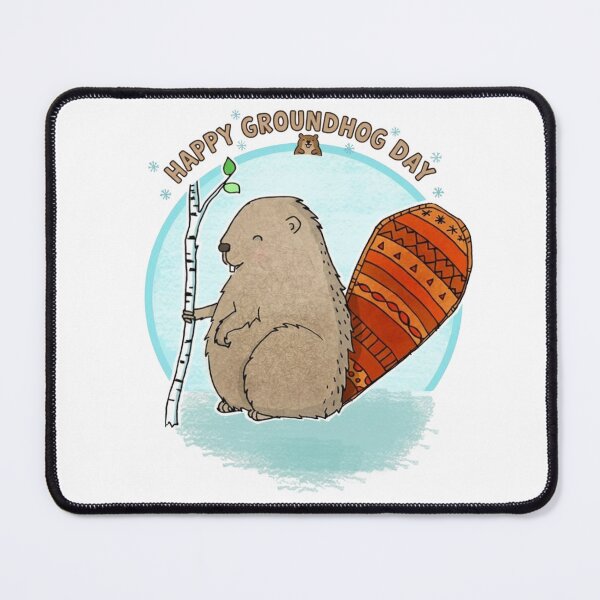 Item preview, Groundhog Day Cute Spring Celebration February 2nd designed and sold by Oniyasha.