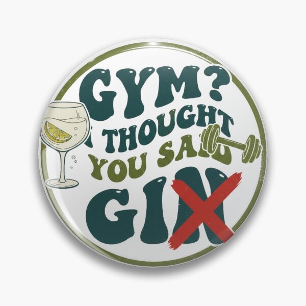 Item preview, Gym? Thought You Said Gin designed and sold by Doodle Dreamer.
