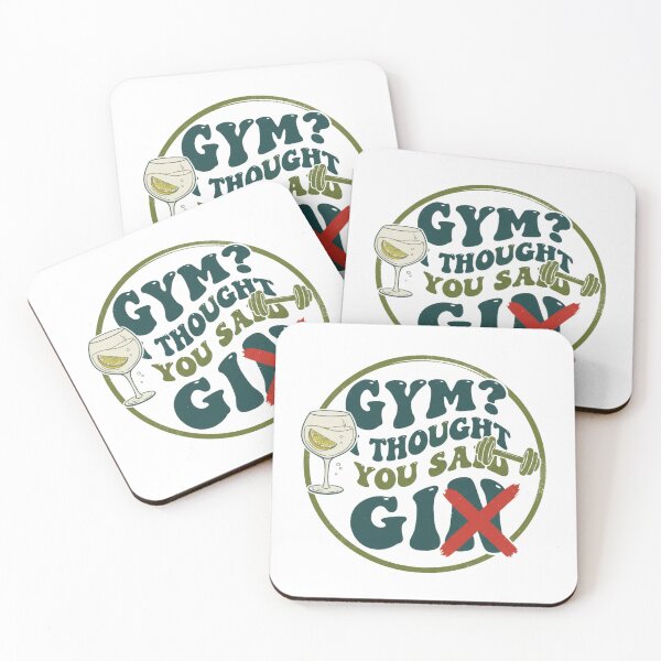 Item preview, Gym? Thought You Said Gin designed and sold by Doodle Dreamer.