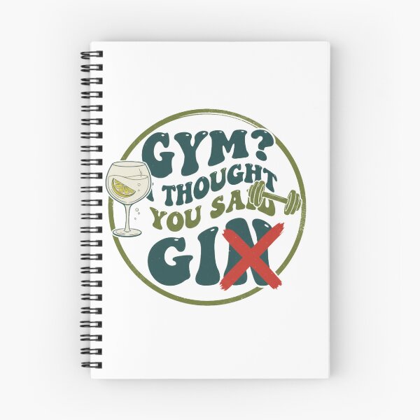 Item preview, Gym? Thought You Said Gin designed and sold by Doodle Dreamer.