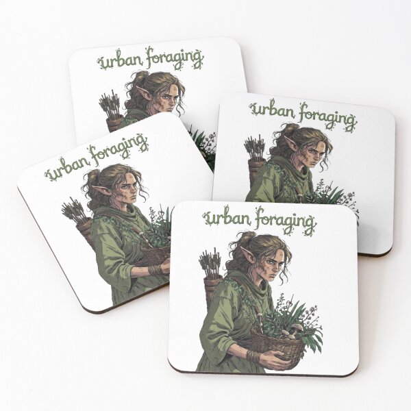 Item preview, Urban foraging - Elf with plants designed and sold by No socks.