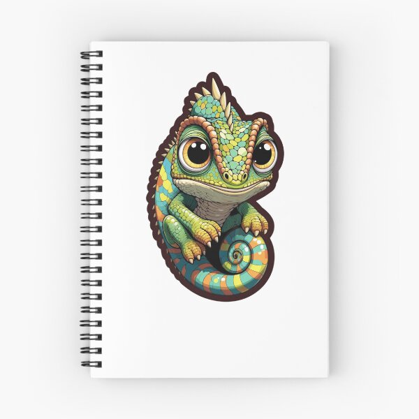 Item preview, Adorable Big-Eyed Chameleon Art designed and sold by Combat Skies.