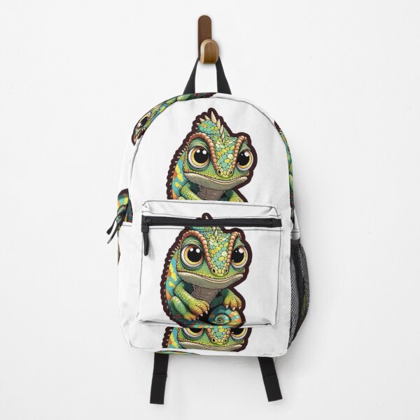 Item preview, Adorable Big-Eyed Chameleon Art designed and sold by Combat Skies.